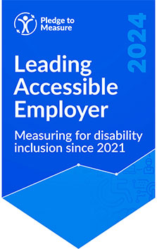 Leading Accessible Employer Badge for DEI