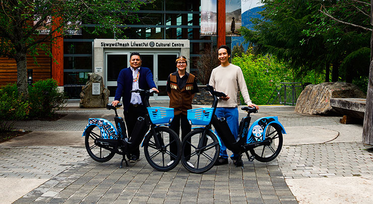 Evolve Ebikes at local Indigenous Whistler