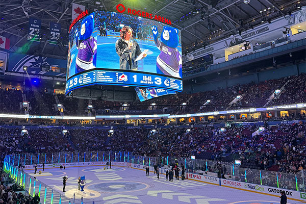 BCAA Saves the Day Rescue at Game Night at Rogers Arena