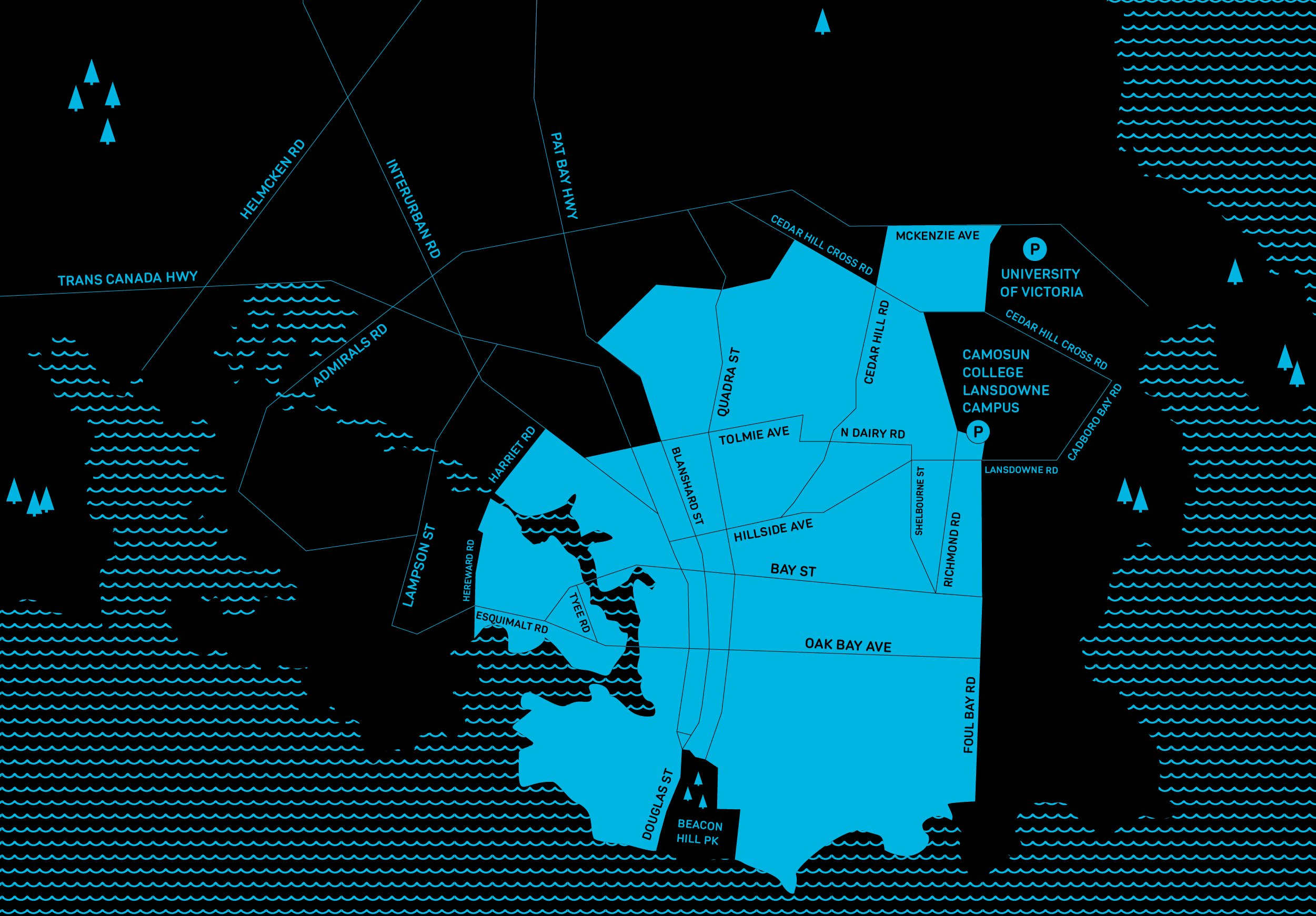 Evo Victoria home zone map